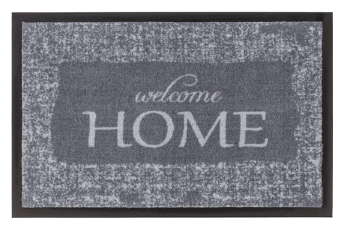 Homelike Türmatte 1676 063 040  Welcome Home grau in 2 Größen