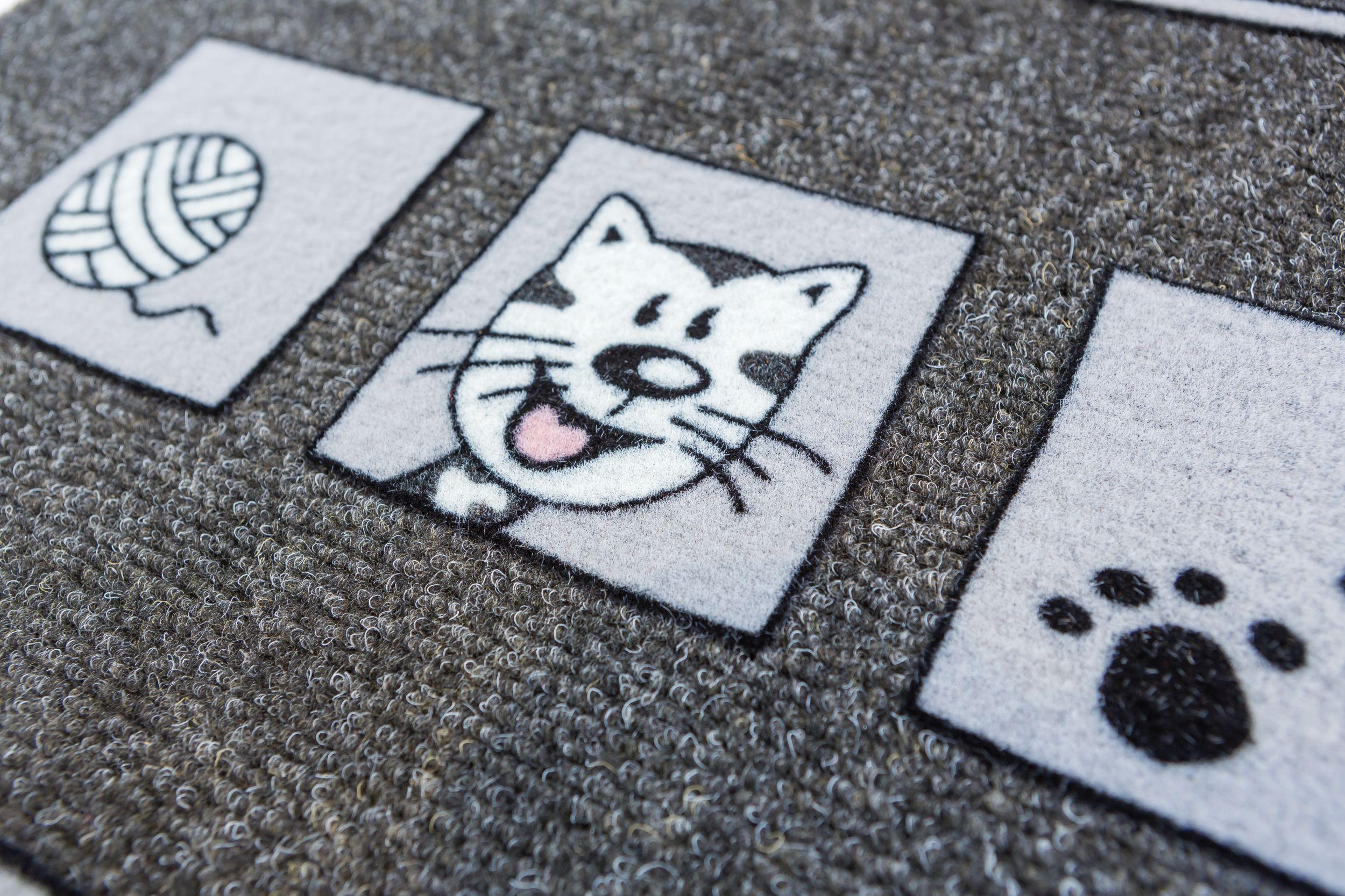 Flocky Color Türmatte Fußmatte Matte heim-haus-garten Katze x 60 cm 455 40 179 –